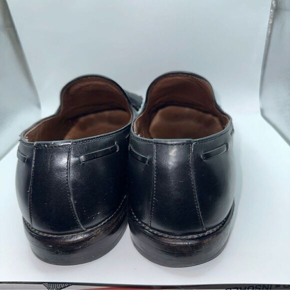 Allen‎ Edmonds Mens Saratoga Grayson Tassel Shoes 10.5D Black Leather Loafers main image 10